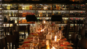 Sadzvele, a wine bar in Tbilisi, Georgia.
