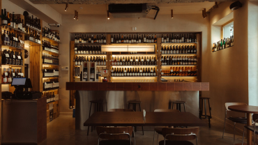 The Wine, a wine bar in Tbilisi, Georgia.