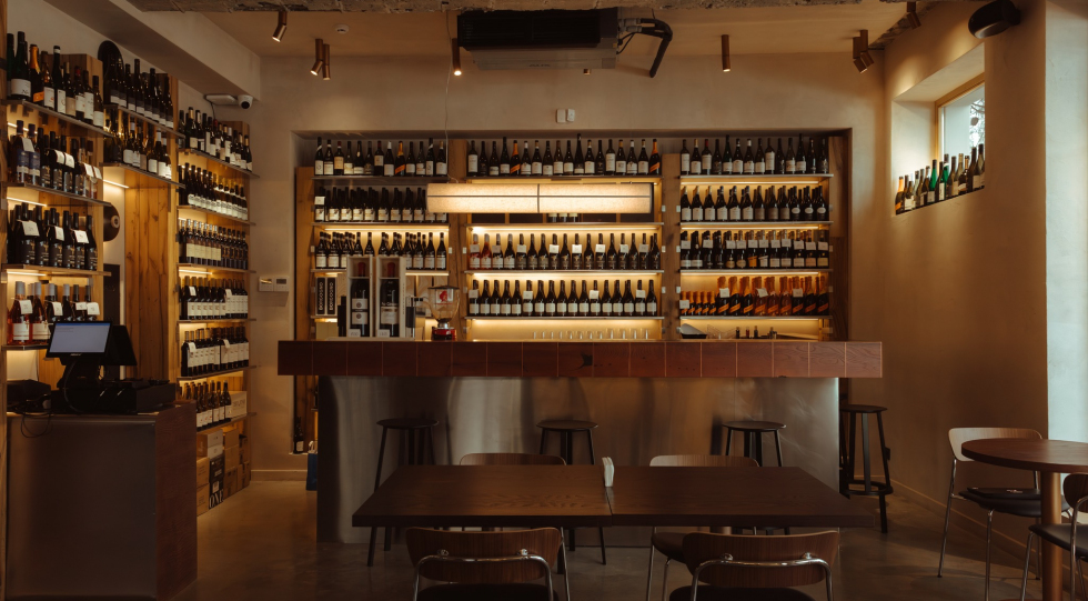 The Wine, a wine bar in Tbilisi, Georgia.