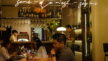 Samé - Bistrot & Wine, a restaurant, wine bar in Hanoi, Vietnam.