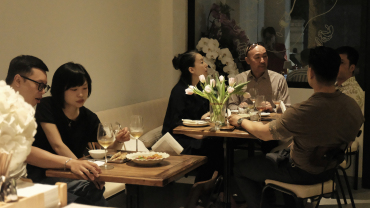 Bouchon Wine Corner, a wine bar in Hanoi, Vietnam.