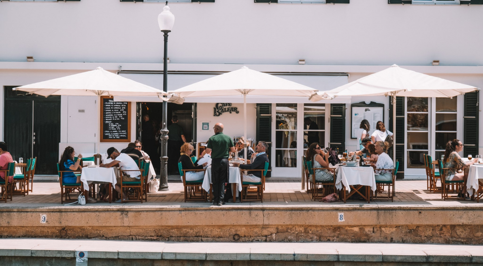 Cafe Balear, a restaurant in Ciutadella, Spain.