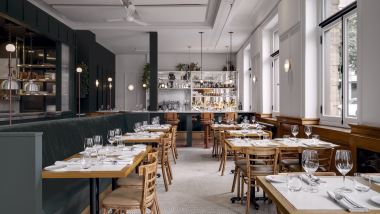 Clocher Penché, a restaurant in Quebec City, Canada.