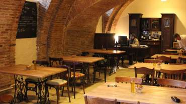 Vino Underground, a wine bar in Tbilisi, Georgia.