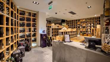 Vinoteka 13, a wine bar in Warsaw, Poland.