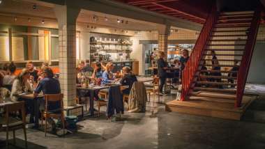 Choux, a restaurant in Amsterdam, Netherlands.