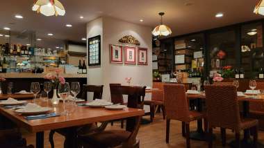 Bistro Le Jardin, a restaurant in Taipei, Taiwan.