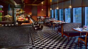 Jing'an Shangri La 1515 West Chophouse & Bar, a restaurant and hotel in Shanghai, Greater China.