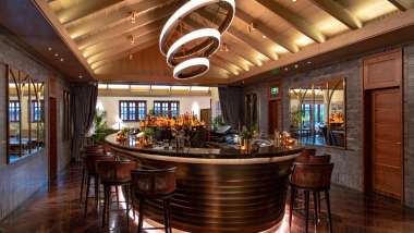 Le Comptoir de Pierre Gagnaire, a hotel and restaurant in Shanghai, Greater China.