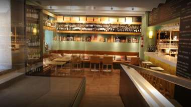 Matos Bar de Vins & Enoteca, a wine bar in Barcelona, Spain.