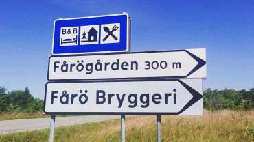 Restaurang Fårögården, a restaurant in Gotland, Sweden.